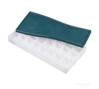 Palette de peinture à 24 compartiments, boîte de rangement profonde en plastique avec couvercle souple for aquarelle, gouache, huile et autres peintures.(1Pc 24 Wells box)