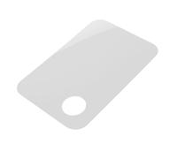 Palette de peinture acrylique transparente ovale en forme de rectangle pour enfants, artistes, aquarelle, art mural, plateau de peinture acrylique transparent avec couvercle, grande taille