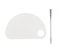 Palette de Peinture bluebone Acrylique Transparente Semi-Circulaire évitant la Pollution Palette de mélange de Peinture à Lisse
