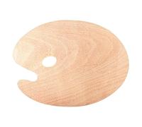 Palette de Peinture PHOENIX Ovale en Bois Naturel