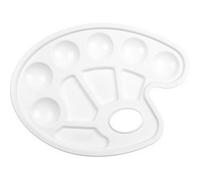 Palette de peinture, plastique, ovale, 230 x 170 mm