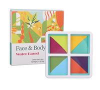 Palette de peinture pour le corps, palette de maquillage pour le corps et le visage, pigment de peinture pour le visage à base d'eau avec 8 couleurs de texture mate, sans danger (Tapez 2)