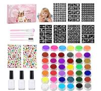 Palette de peinture pour le visage, kit de peinture pour le visage - Kit de maquillage professionnel pour peintures à base d'eau | Ensemble de peinture corporelle, peinture pour le visage avec pinceau