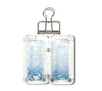 Palette de peinture transparente avec base en acrylique - Outil portable pour mélange d'aquarelle de studio - Grille de mélange d'aquarelle de qualité artistique