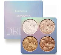 Palette de Poudre Surligneur Shimmer, Illuminateur Imperméable Longue Durée Brillante Pour Éclaircir la Couleur de la Peau et Contour du Visage