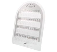 Palette de Présentation pour Ongles Magnétiques, 50 Emplacements | Structure Détachable, Support Acrylique Transparent, Vues Nettes, pour Gel et Faux Ongles en Salon