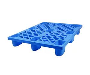 Palette de stockage en plastique, Palette d'expédition emboîtable en plastique bleu 1,2 mx m x 14 cm capacité 2000 kg (1/2/4/6 PCS)(2PCS)