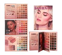 Palette de surligneurs, ensemble de 105 couleurs, kit de beauté imperméable longue durée avec contour blush, nuances mates scintillantes pour femmes matures et quotidien, parfait pour un bal d