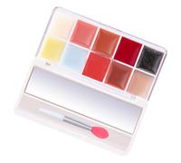 Palette de teintures pour les lèvres, maquillage de la palette pour les lèvres | Palette de crème à lèvres gelée 10 couleurs - Palette à lèvres professionnelle hydratante, palette de teinture à lèvres