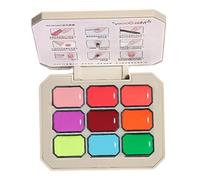 Palette de vernis à ongles en gel crème 9 couleurs durables et sûres pour femmes et filles
