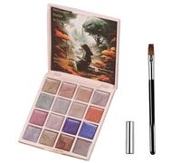 Palette de vernis à ongles en gel solide - Cat Eyes Cream Gel 16 couleurs, Nail Arts portable Kit de peinture | Kit de manucure de peinture d'ongle portable Kit de manucure pour les filles ongle