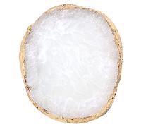 Palette De Vernis à Ongles En RéSine ColoréE Peinture Gel Vernis à Ongles MéLange D'Agate Plaque D'Agitation Bricolage Blanc