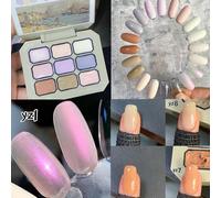 Palette De Vernis À Ongles Solide, 9 Couleurs, Pelable, Uv/Led, Laque, Gel De Salon, Vernis Pour Nail Art, Cadeaux De Thanksgiving.03.