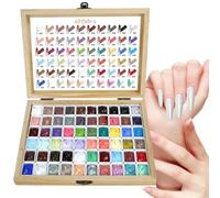 Palette de Vernis Gel Pat Paint,60 Couleurs Haute Pigmentation Sans Frottis | Palette Gel Pat - Pour Débutants Professionnels, Voyage Domicile Dortoir Salon