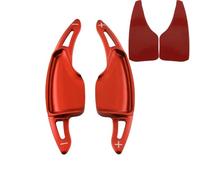 Palette de volant Compatible Avec Chevy Pour Corvette C7 R Z06 ZR1 Convertible 2018 Palettes Changement Vitesse Autocollants D'extension Levier Volant(Red)