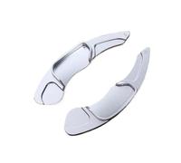 Palette de volant Compatible Avec Mondeo 2013-2018 Pour Taurus Pour Edge 2015-2018 Cache En Alliage D'aluminium Pour Palettes Changement Vitesse Au Volant(Silver)