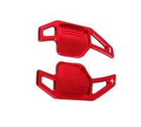 Palette de volant Compatible Avec TT MK2 8J A5 S5 A4 B8 2005 2006 2007 2008 2009 2010 2011 Autocollants D'extension Palette Changement Volant Voiture(Red)