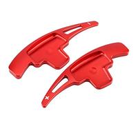 Palette de volant, extension de palette de changement de vitesse, garniture de changement de vitesse Palette de volant de voiture, aluminium pour Mercedes-Benz Classe A B E R M (rouge)