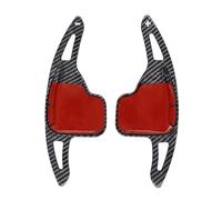 Palette de Volant Pour BMW Série 1 2 3 4 5 6 7 Pour X1 Pour X4 Pour Z4 2PCS Extension Palette Volant Voiture Extension Palette Changement Vitesse(Fiber Black)