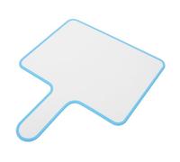 Palette de Vote Effaçable à Sec Portative avec Poignée, Double Face | Surface Lisse sans Reflet, Plastique et Métal, Bleu, pour t Activité de Groupe