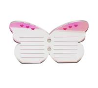 Palette d'extension de cils en acrylique en forme de papillon pour greffage de faux cils - Plateau de support de cils - Plateau de support de cils - Pince à épiler - Plaque de maquillage