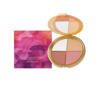 Palette d'illuminateurs - Diamond Glow Yeux et Joues, Fini Soyeux et Réfléchissant (8,8 g, Compact 4 Formes)