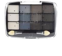 Palette d'ombres à paupières, maquillage 12 couleurs grises