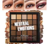 Palette D'ombres À Paupières Nude Neutre, Base De Taupe Chaud Fard À Paupière Palette Maquillage Yeux Mates Et Brillantes, Eyeshadow Palette Smokey Naturelle Pour Femmes Yeux Marron Noisette