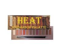 Palette d'Ombres à Paupières Smoky 12 Couleurs - Kit de Maquillage 3-en-1 Haute Pigmentation avec Finis Mats et Scintillants, Tons Terre Longue Tenue pour Looks Naturels et Audacieux (#2, 190g)