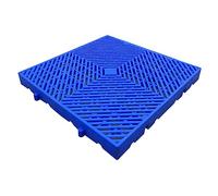 Palette Emboîtement de Stockage Marchandise, Palette Plastique pour Sous-Sol Stockage, Combinaison de Caillebotis Plastique, Grille de Stockage Palettes pour Entrepôt, Rangement, Etagère, Exterieur (