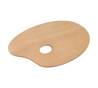 Palette en Bois, Classique de Forme Ovale Palette de Peinture en Acrylique avec Trou, Facile à Saisir Et Plus Confortable, pour Peinture à Huile, à L'Aquarelle Ou à L' Acrylique