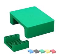 Palette en Plastique Imperméable, Légère, Résistante à L'usure et à l'humidité, pour le Stockage en Entrepôt, Garage et Sous-sol(Green)