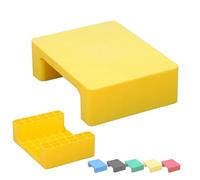Palette en Plastique Imperméable, Légère, Résistante à L'usure et à l'humidité, pour le Stockage en Entrepôt, Garage et Sous-sol(Yellow)