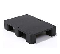 Palette en plastique robuste avec rayonnage modulaire pour marchandises d'une capacité de 1 100 lb, pour l'organisation de l'entrepôt, compatible avec les chariots élévateurs, avec rangement pour pl