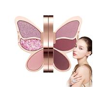 Palette Eyed Eye - Maquillage des yeux - 6 couleurs pigmentées - Fard à paupières mat et pailleté - Tenue longue - Texture douce et haute couverture - Idéal pour les soirées, les mariages et le look