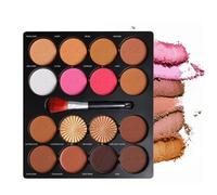 Palette Fard À Paupière Maquillage Yeux, 16 Couleurs Kit Maquillage Femme, Palette de Maquillage Femme, Coffret Maquillage avec Rouge à Lèvre, Pinceaux, Bâton Contour, Correcteur, Fard à Joues