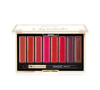 Palette Fard À Paupière Maquillage Yeux, 8 Couleurs Kit Maquillage Femme, Palette de Maquillage Femme, Coffret Maquillage avec Rouge à Lèvre, Pinceaux, Bâton Contour, Correcteur, Fard à Joues