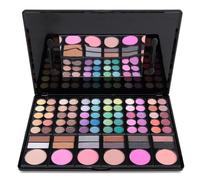 Palette Fard À Paupière Maquillage Yeux, Kit Maquillage Femme 78 Couleurs, Palette de Maquillage Femme, Coffret Maquillage avec Rouge à Lèvre, Pinceaux, Bâton Contour, Correcteur, Fard à Joues