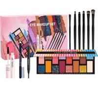 Palette Fard À Paupière Maquillage Yeuxprofessional Makeup Palette Fards D'ombres Paupières Shadownude 16 Couleurs Shimmer Matte Ultra Pigmenté Ombre A Paupière Avec Miroir Et Pinceau (B)