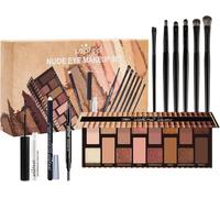 Palette Fard À Paupière Maquillage Yeuxprofessional Makeup Palette Fards D'ombres Paupières Shadownude 16 Couleurs Shimmer Matte Ultra Pigmenté Ombre A Paupière Avec Miroir Et Pinceau (B)