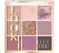 Palette fards à paupières - EVELINE - Look Up - 9 couleurs - Teintes mates et irisées - Variété de looks
