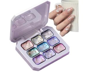 Palette Gel Patting à Ongles Vernis manucure à effet dégradé, longue tenue, | 27 ml gel de peinture d'ongles Pour stamping, gaufrage, design, femmes, spécialistes et débutants