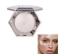 Palette Highlighter Maquillage Illuminateur Poudre,Powder Highlighter,Professional Makeup Highlight,Diamond Highlighter Palette,Highlighter Poudre pour Visage Corps Pommettes Glow,Cadeaux pour Dames
