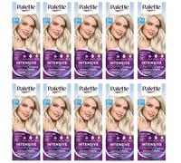 Palette Intensive Color Cream 10-2 (A10) Lot de 10 colorations pour cheveux blonds cendrés, boîte complète, avec feuille d'instructions en anglais (français non garanti)