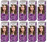 Palette Intensive Color Cream 7-1 - Lot de 10 colorations pour cheveux - Marron moyen - Avec feuille d'instructions en anglais (français non garanti)