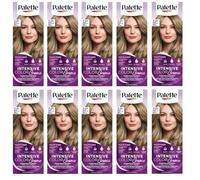 Palette Intensive Color Cream 7-21 Lot de 10 colorations pour cheveux Blond moyen - Boîte complète - Avec feuille d'instructions en anglais (français non garanti)