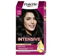 Palette - Intensive - Coloration Permanente Cheveux - Crème Soin - Couvre 100% des Cheveux Blancs - Intensité couleur longue durée - Tenue 8 semaines - Masque soin - Noir 900