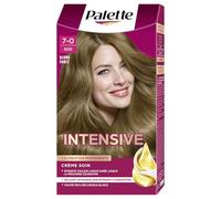 Palette - Intensive - Coloration Permanente Cheveux - Crème Soin - Couvre 100% des Cheveux Blancs - Intensité couleur longue durée - Tenue 8 semaines - Masque soin - Blond Foncé 500