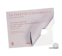 Palette Jetable - Huile - Acrylique - Aquarelle - Gouache - Sennelier - 35x27cm