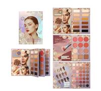 Palette Maquillage Yeux - Trousse Cosmétique Voyage - Palette Compacte et Nomade,Pour Femmes, Filles Et Débutantes, Usage À La Maison, Quotidien, Déplacement, Rencontres Et Spectacles